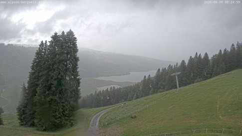 Archiv Foto Webcam Immenstadt: Alpsee Bergwelt Sesselbahn