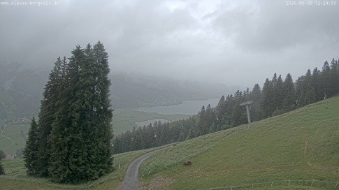 Archiv Foto Webcam Immenstadt: Alpsee Bergwelt Sesselbahn