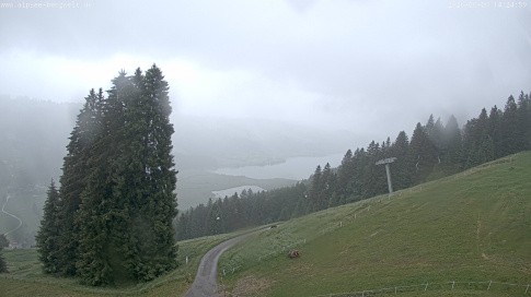 Archiv Foto Webcam Immenstadt: Alpsee Bergwelt Sesselbahn