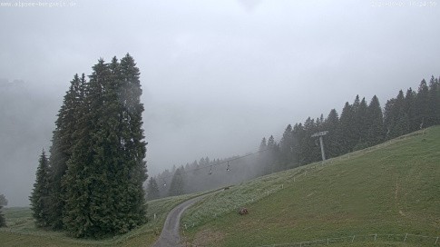Archiv Foto Webcam Immenstadt: Alpsee Bergwelt Sesselbahn