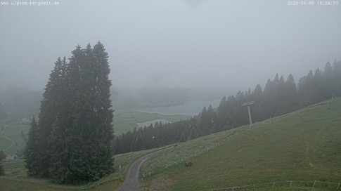 Archiv Foto Webcam Immenstadt: Alpsee Bergwelt Sesselbahn