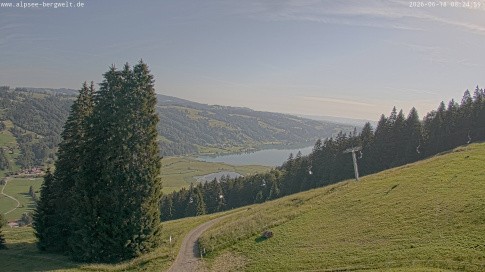 Archiv Foto Webcam Immenstadt: Alpsee Bergwelt Sesselbahn