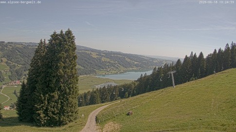 Archiv Foto Webcam Immenstadt: Alpsee Bergwelt Sesselbahn