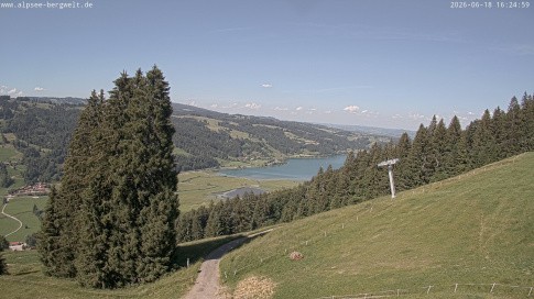 Archiv Foto Webcam Immenstadt: Alpsee Bergwelt Sesselbahn
