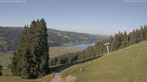 Archiv Foto Webcam Immenstadt: Alpsee Bergwelt Sesselbahn