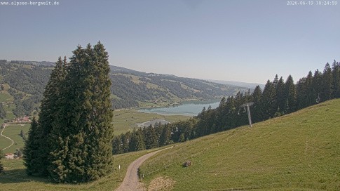 Archiv Foto Webcam Immenstadt: Alpsee Bergwelt Sesselbahn