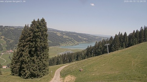 Archiv Foto Webcam Immenstadt: Alpsee Bergwelt Sesselbahn