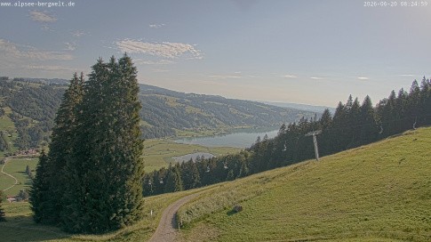 Archiv Foto Webcam Immenstadt: Alpsee Bergwelt Sesselbahn