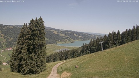 Archiv Foto Webcam Immenstadt: Alpsee Bergwelt Sesselbahn