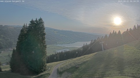 Archiv Foto Webcam Immenstadt: Alpsee Bergwelt Sesselbahn