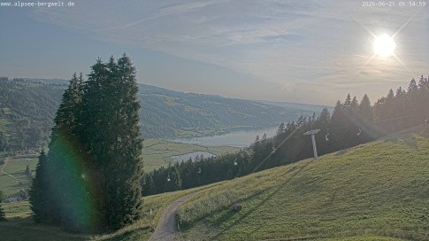 Archiv Foto Webcam Immenstadt: Alpsee Bergwelt Sesselbahn