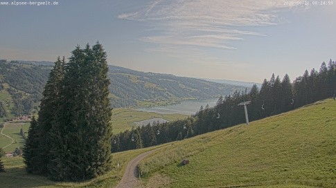 Archiv Foto Webcam Immenstadt: Alpsee Bergwelt Sesselbahn