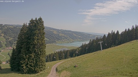 Archiv Foto Webcam Immenstadt: Alpsee Bergwelt Sesselbahn