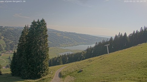 Archived image Webcam Alpsee chair lift (Alpsee Coaster)