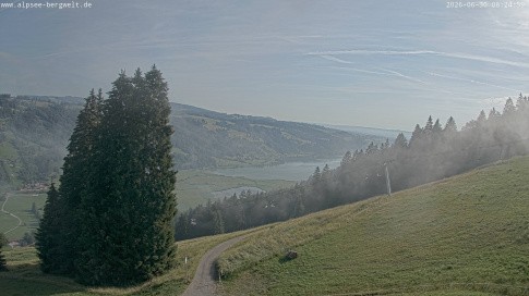 Archiv Foto Webcam Immenstadt: Alpsee Bergwelt Sesselbahn