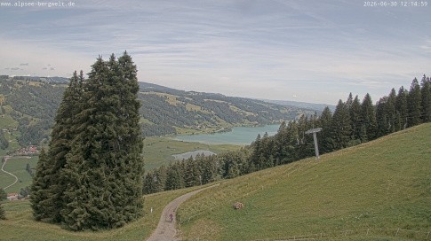 Archiv Foto Webcam Immenstadt: Alpsee Bergwelt Sesselbahn