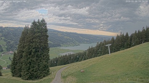 Archiv Foto Webcam Immenstadt: Alpsee Bergwelt Sesselbahn