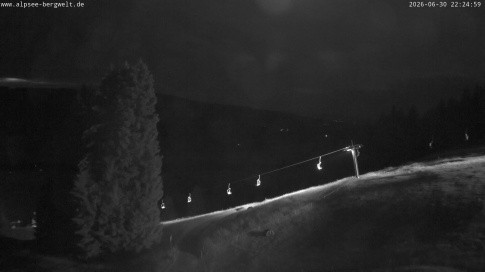 Archived image Webcam Alpsee chair lift (Alpsee Coaster)