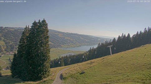 Archiv Foto Webcam Immenstadt: Alpsee Bergwelt Sesselbahn