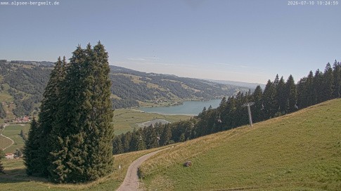 Archiv Foto Webcam Immenstadt: Alpsee Bergwelt Sesselbahn