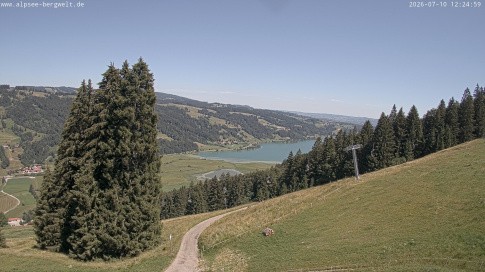 Archiv Foto Webcam Immenstadt: Alpsee Bergwelt Sesselbahn