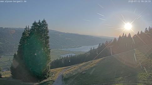 Archived image Webcam Alpsee chair lift (Alpsee Coaster)