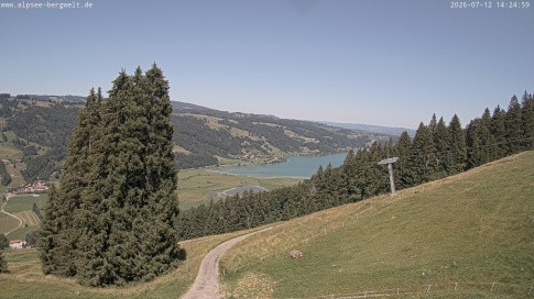Archived image Webcam Alpsee chair lift (Alpsee Coaster)