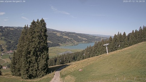 Archived image Webcam Alpsee chair lift (Alpsee Coaster)
