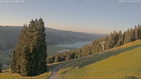 Archiv Foto Webcam Immenstadt: Alpsee Bergwelt Sesselbahn