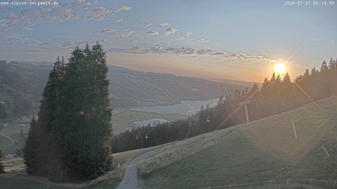 Archiv Foto Webcam Immenstadt: Alpsee Bergwelt Sesselbahn