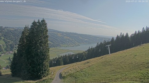 Archiv Foto Webcam Immenstadt: Alpsee Bergwelt Sesselbahn