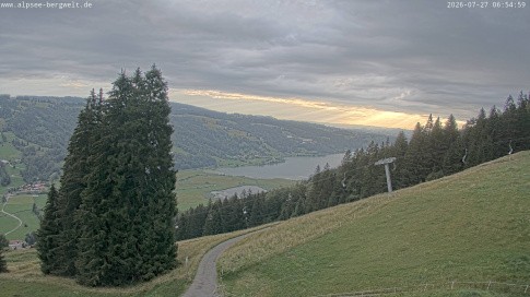 Archiv Foto Webcam Immenstadt: Alpsee Bergwelt Sesselbahn