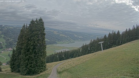 Archiv Foto Webcam Immenstadt: Alpsee Bergwelt Sesselbahn