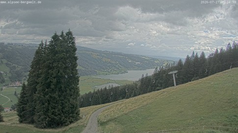 Archiv Foto Webcam Immenstadt: Alpsee Bergwelt Sesselbahn