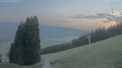 Archiv Foto Webcam Immenstadt: Alpsee Bergwelt Sesselbahn