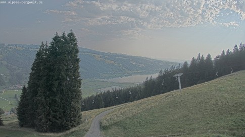 Archiv Foto Webcam Immenstadt: Alpsee Bergwelt Sesselbahn