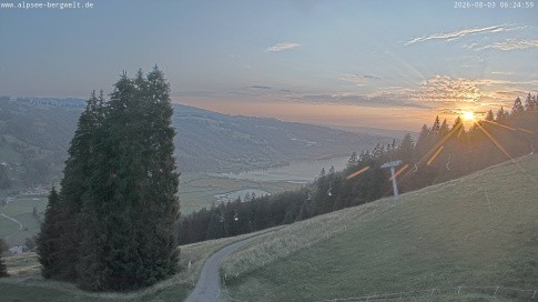 Archiv Foto Webcam Immenstadt: Alpsee Bergwelt Sesselbahn
