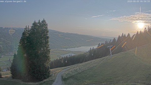 Archiv Foto Webcam Immenstadt: Alpsee Bergwelt Sesselbahn
