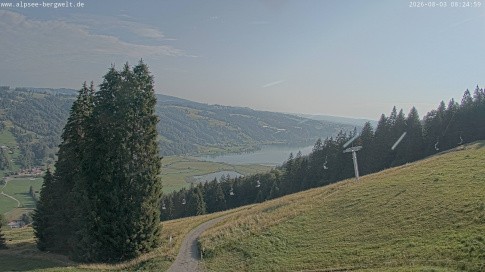 Archiv Foto Webcam Immenstadt: Alpsee Bergwelt Sesselbahn