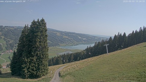 Archiv Foto Webcam Immenstadt: Alpsee Bergwelt Sesselbahn