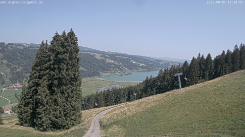 Archiv Foto Webcam Immenstadt: Alpsee Bergwelt Sesselbahn