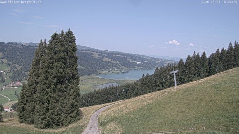 Archiv Foto Webcam Immenstadt: Alpsee Bergwelt Sesselbahn