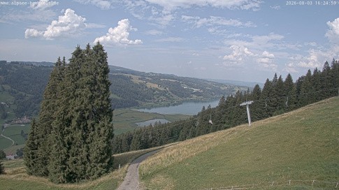 Archiv Foto Webcam Immenstadt: Alpsee Bergwelt Sesselbahn