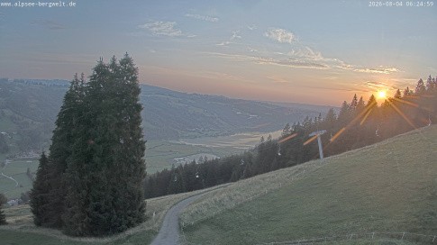 Archiv Foto Webcam Immenstadt: Alpsee Bergwelt Sesselbahn