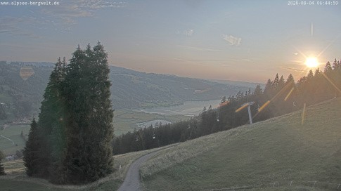 Archiv Foto Webcam Immenstadt: Alpsee Bergwelt Sesselbahn