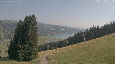 Archiv Foto Webcam Immenstadt: Alpsee Bergwelt Sesselbahn
