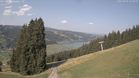 Archiv Foto Webcam Immenstadt: Alpsee Bergwelt Sesselbahn