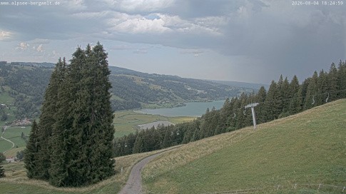 Archiv Foto Webcam Immenstadt: Alpsee Bergwelt Sesselbahn