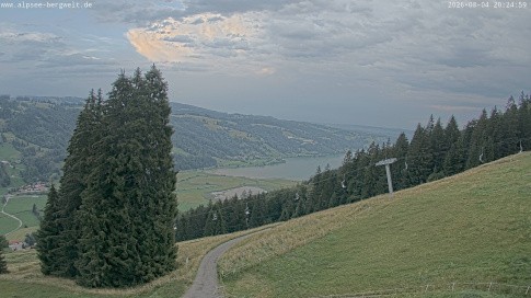 Archiv Foto Webcam Immenstadt: Alpsee Bergwelt Sesselbahn