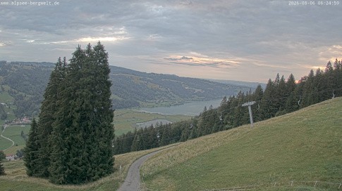 Archiv Foto Webcam Immenstadt: Alpsee Bergwelt Sesselbahn